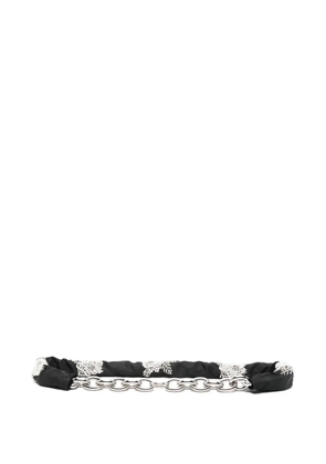 Simone Rocha pearl-embellished chain belt - Black