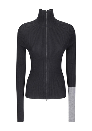 Yohji Yamamoto high-neck zip jacket - Black