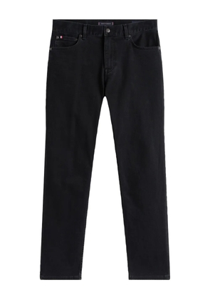 Tommy Hilfiger logo-patch jeans - Black