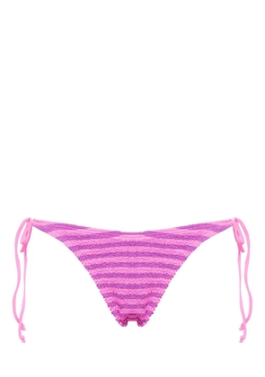 Bond-eye Serenity striped bikini bottom - Pink