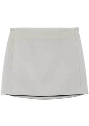 WARDROBE.NYC virgin-wool mini skirt - Grey