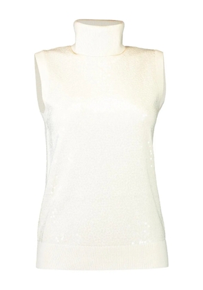 Michael Kors Collection embellished turtleneck top - Neutrals