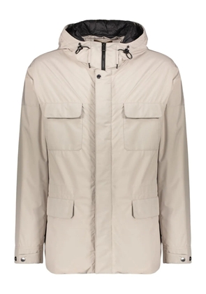 Moorer padded drawstring jacket - Neutrals