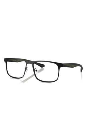 Emporio Armani rectangle-frame glasses - Black