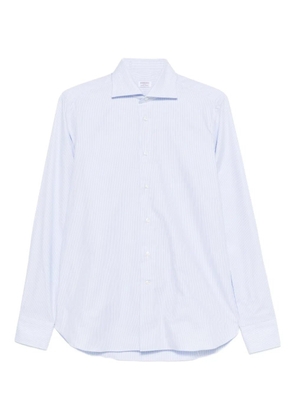 BORRIELLO NAPOLI striped cotton shirt - Blue