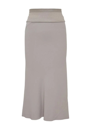 Rick Owens Calf Bias midi skirt - Grey