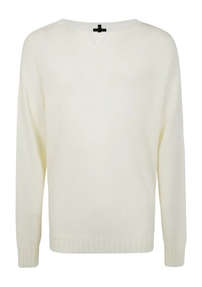 MD75 crew-neck sweater - White
