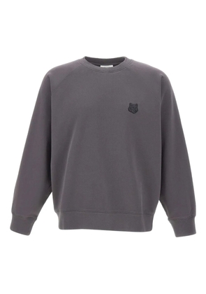 Maison Kitsuné fox-patch sweatshirt - Grey