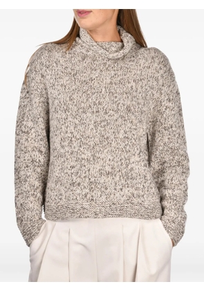 Gran Sasso high-neck sweater - Neutrals