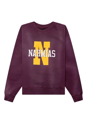 Nahmias crew-neck sweatshirt - Purple