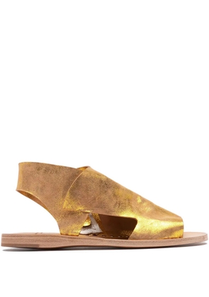 Officine Creative Itaca zip sandals - Gold