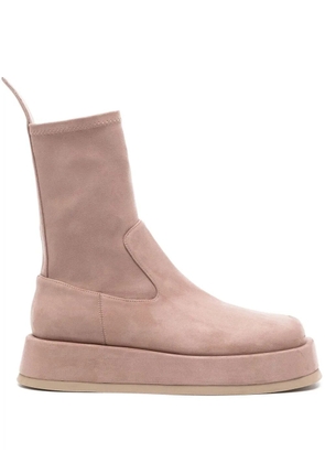 GIABORGHINI Rosie Eco Suede ankle boots - Pink