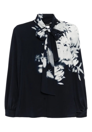 Akris wildflower-print silk shirt - Blue