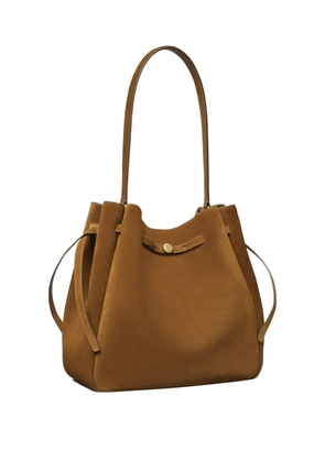 Tory Burch large Romy suede shoulder bag - Brown