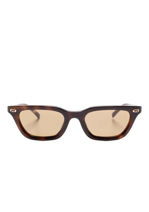 Gucci Eyewear logo-detail sunglasses - Brown