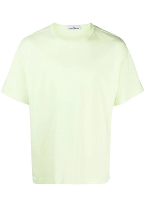 Stone Island embroidered-logo detail T-shirt - Green
