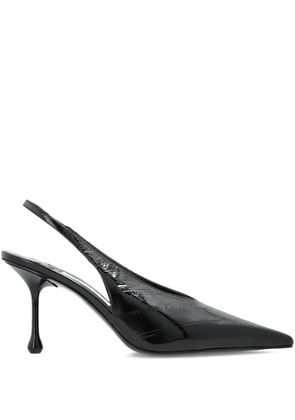Jimmy Choo 95mm Isa pointed slingback pumps - Black