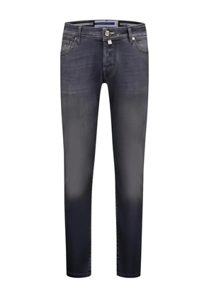 Jacob Cohën faded slim-fit jeans - Black