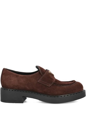 Prada suede loafers - Brown