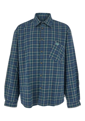 ERL check-pattern shirt - Green