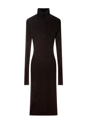 Stella McCartney ribbed midi dress - Black