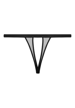 Maison Close Pure Tentation openable thong - Black