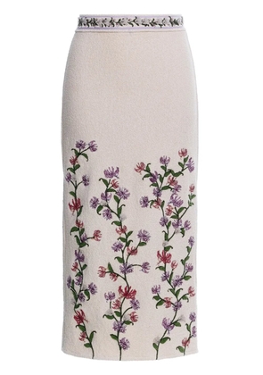 Agua By Agua Bendita Chlorella Honeysuckle skirt - White