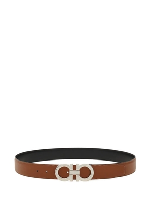 Ferragamo Gancini leather belt - Brown