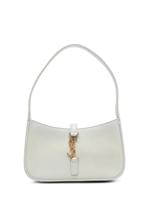 Saint Laurent Pre-Owned 2022 Mini Smooth Calfskin Le 5 a 7 Hobo shoulder bag - White