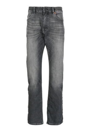 BOSS mid-rise slim-cut jeans - Black