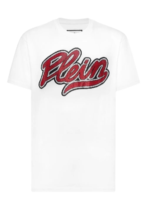Philipp Plein Strass Signature T-shirt - White