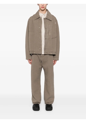 Craig Green circle-quilted jacket - Brown