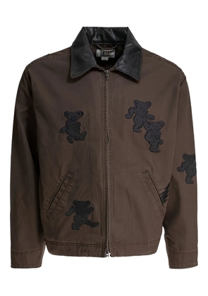 This Is Never That dancing-bear cotton jacket - Brown