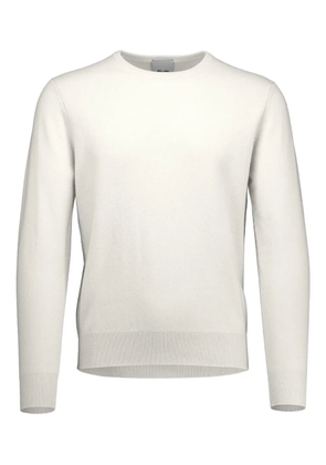 Allude crew-neck cashmere sweater - White