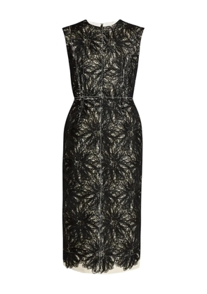 ERDEM lace-trimmed sleeveless dress - Black