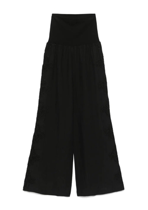 MAURIZIO MYKONOS wide-leg trousers - Black
