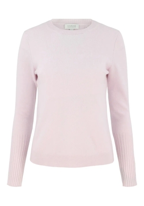 Kinross Cashmere ribbed-cuff cashmere sweater - Pink