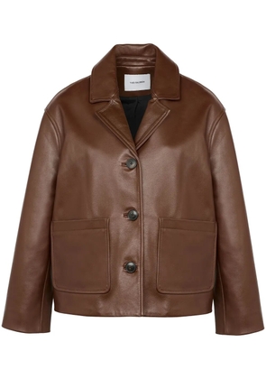 Yves Salomon leather jacket - Brown