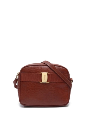 Ferragamo Pre-Owned 1990-2010 leather Vara shoulder bag - Brown