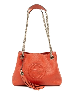 Gucci Pre-Owned 2016-2025 Small Leather Soho Chain tote bag - Orange