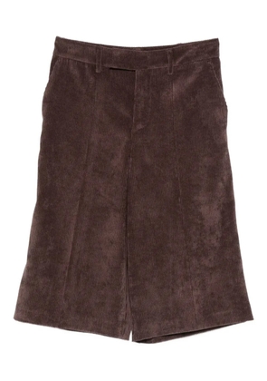 NINA 14.7 corduroy shorts - Brown