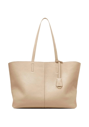 MAISON de SABRÉ zipped leather soft tote - Neutrals