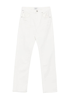 Citizens of Humanity logo-patch jeans - White