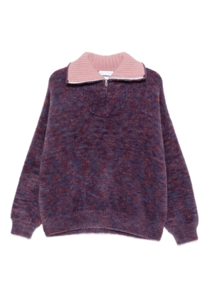 Bonsai half-zip sweater - Purple