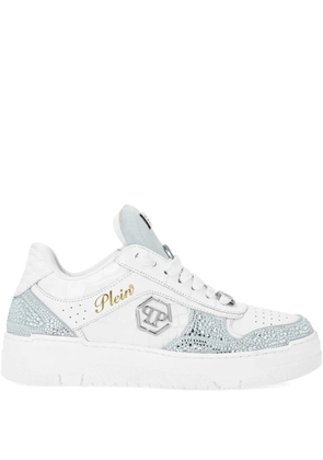 Philipp Plein sparkling panelled sneakers - Blue