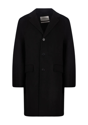 AMARANTO single-breasted coat - Black