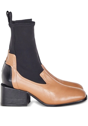 Gloria Coelho leather boots - Brown