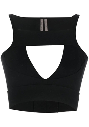 Rick Owens cut-out detail knit top - Black