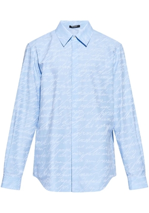 Balmain printed shirt - Blue