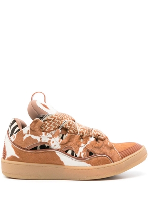 Lanvin Curb leather sneakers - White